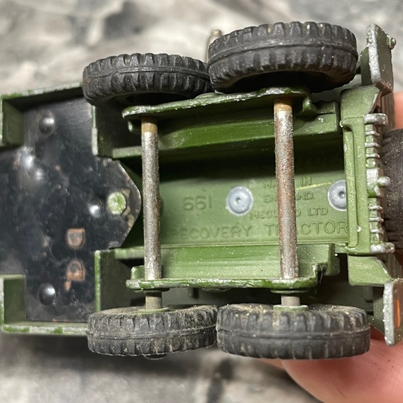 Dinky Supertoys Meccano Recovery Tractor Tow #661 Green Made In England - Picture 12 of 12